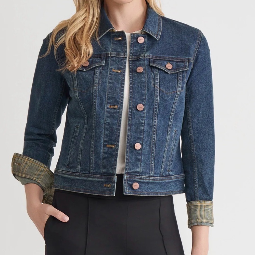 Jones New York Cotton Jean Jacket